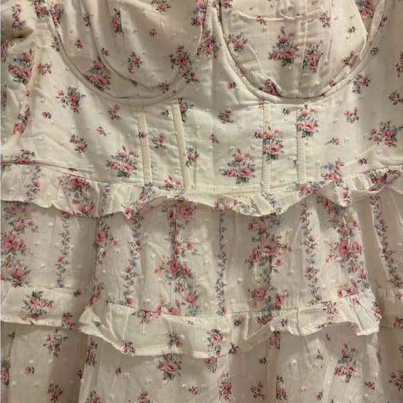 Altar’d State Cream Floral Dress - Picture 4 of 15